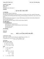 Quan hệ chia hết (Tự chọn)