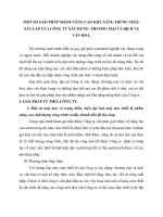 MỘT SỐ GIẢI PHÁP NHẰM NÂNG CAO KHẢ NĂNG TRÚNG THẦU XÂY LẮP CỦA CÔNG TY XÂY DỰNG- THƯƠNG MẠI VÀ DỊCH VỤ VĂN HOÁ