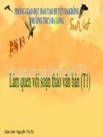 Tài liệu Bài 13 tiết 1