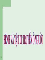 Bệnh và tậ di truyền ở người