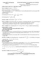 Bài giảng Đề thi thu dh_cd lần 1