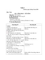 Tài liệu Giáo án lớp 1- 2 buổi tuần 4(Fon VINI)