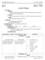 Bài giảng SH 6 t64 LUYEN TAP $12