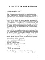 Các chính sách kế toán đối với các khoản mục BCTC Ngân hàng eximbank 