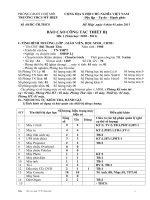 Tài liệu THCS Mỹ hiệp báo cáo thiết bị HKI 2010 - 2011