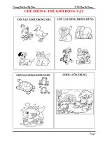 TUẦN 1 - THẾ GIỚI ĐỘNG VẬT - 5 TUỔI