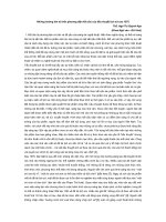 Gián án Những hướng tìm tòi trên phương diện kết cấu của tiểu thuyết lịch sử sau 1975