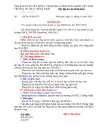 Kế hoạch tiếp đoàn thanh tra chuyên môn của PGD NH 2010-2011