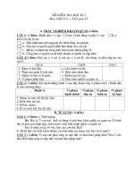 Tài liệu KT GDCD 9 kì 2