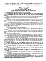 Gián án BAO CAO CHUAN KIEN THUC KI NANG