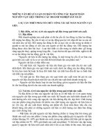 NHỮNG VẤN ĐỀ LÝ LUẬN CƠ BẢN VỀ CÔNG TÁC HẠCH TOÁN