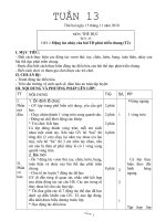 Giáo án lớp 3 Tuần 13
