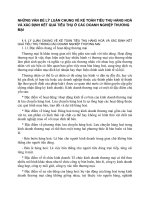 NHỮNG VẤN ĐỀ LÝ LUẬN CHUNG VỀ KẾ TOÁN TIÊU THỤ HÀNG HOÁ VÀ XÁC ĐỊNH KẾT QUẢ TIÊU THỤ Ở CÁC DOANH NGHIỆP THƯƠNG MẠI