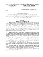 Bài giảng Qui chế hoạt động của BCĐ PCGD