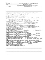 Tài liệu ĐỀ THI HK I, NĂM HỌC 2010-2011