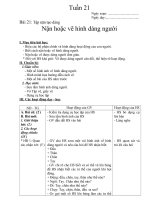 Tài liệu bài 21: TNDN: Nặn hoặc vẽ hình dáng người