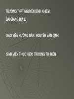 Tài liệu bai 33: một số hình thức chủ yếu của lãnh thổ  công nghiệp