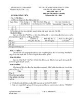 Bài soạn HSG ĐỊA-TỈNH BÀ RỊA VŨNG TÀU 2008-2009