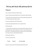 Thủ tục phê duyệt mẫu phương tiện đo