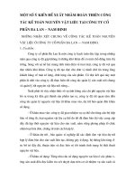 MỘT SỐ Ý KIẾN ĐỀ XUẤT NHẰM HOÀN THIỆN CÔNG TÁC KẾ TOÁN NGUYÊN VẬT LIỆU TẠI CÔNG TY CỔ PHẦN BA LAN – NAM ĐỊNH