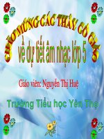 Gián án tiết 13: ôn bai hát: Ước mơ; TĐN 4