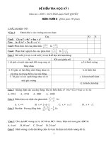 KTra HK I Toan 8-PGD