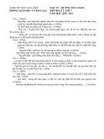 Bài giảng DAP AN DIA 7 HKI