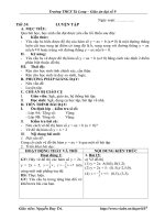 Bài giảng ĐẠI SỐ 9 - T24 - LUYỆN TẬP