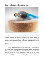 Lưu ý khi dùng các loại thuốc xoa