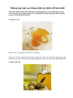 Những loại mặt nạ chống nhăn tự nhiên dễ làm nhất