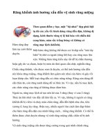 Răng khểnh ảnh hưởng xấu đến vệ sinh răng miệng