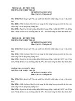 Bài giảng DE thi ky 1