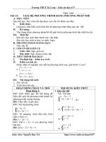 Bài soạn ĐẠI 9 - T32 - GIẢI HỆ PT BẰNG PP THẾ