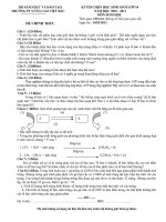 Tài liệu Đề thi học sinh giỏi lớp 10 năm học 2010- 2011