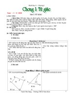 Gián án Toan 8 hình học chuong I đã sữa chỉ in