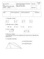 Đề KTĐKCKI Khoa - Sử - Địa 4