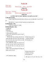 Bài giảng Giao an lop 4 buoi 2