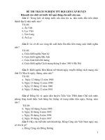 Tài liệu Đề thi Tổng Phụ Trách Đội giỏi các cấp huyện năm 2010