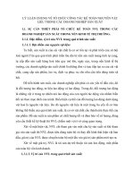 LÝ LUẬN CHUNG VỀ TỔ CHỨC CÔNG TÁC KẾ TOÁN NGUYÊN VẬT LIỆU TRONG CÁC DOANH NGHIỆP SẢN XUẤT