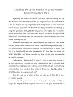 LÝ LUẬN CƠ BẢN VỀ VỐN HUY ĐỘNG VÀ KẾ TOÁN VỐN HUY ĐỘNG CỦA NGÂN HÀNG BẮC Á