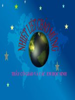 Bài giảng giáo án mặt cầu