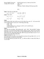 Bài soạn De thi HK I toan 7 (Chuan KTKN)