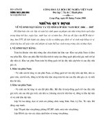 Gián án Quy định chấm VSMB