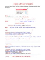 Đoạn code liên kết web