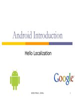 Đề tài Localization Android