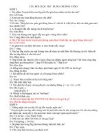 CÂU HỎI THI RCV- T/SƠN