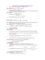 Đề số 01 và đáp án: Luyện thi ĐH năm 2010-2011