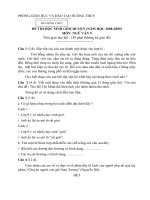 Tài liệu HSG VĂN-HUYỆN HƯƠNG THỦY 2008-2009