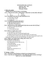 ĐỀ THI CUỐI KÌ I LOP 4