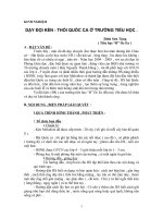 Kinh nghiệm dạy Đội kèn thổi đệm Quốc ca ở trường tiểu học